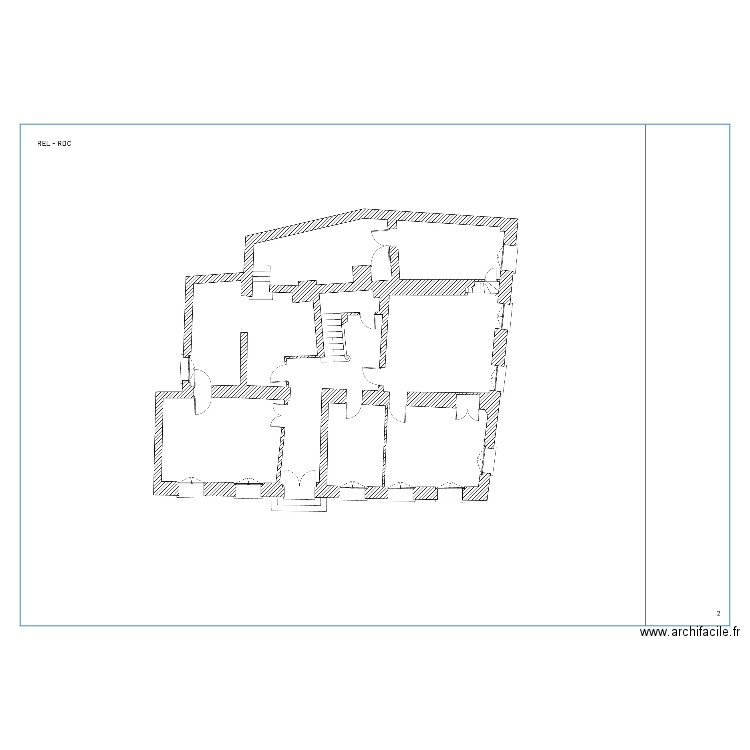 albertas RDC. Plan de 0 pièce et 0 m2