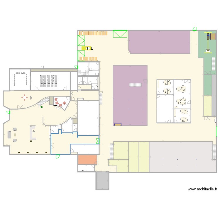 VOLTA RDC numérotations de portes. Plan de 0 pièce et 0 m2