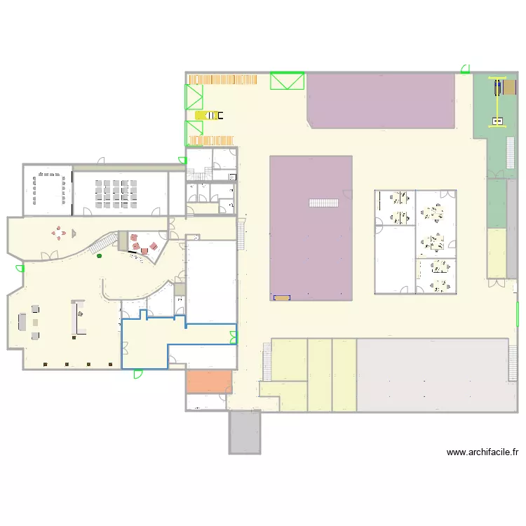 VOLTA RDC numérotations de portes. Plan de VOLTA RDC numérotations de portes. Plan de