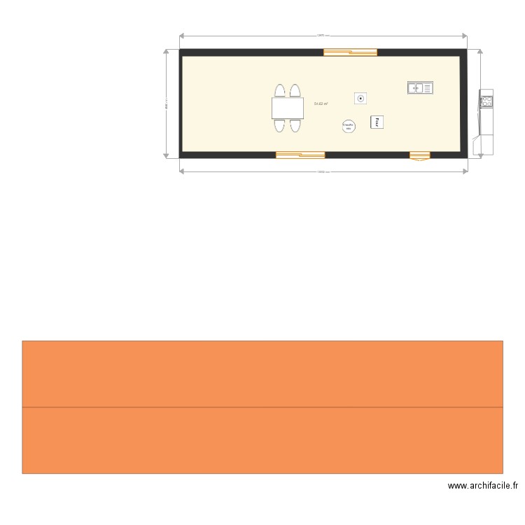 parisot projet etable rdc 10 oct . Plan de 0 pièce et 0 m2