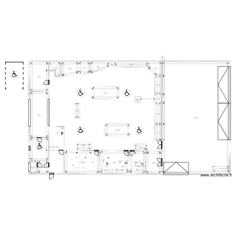 plan magasin 2. Plan de 0 pièce et 0 m2