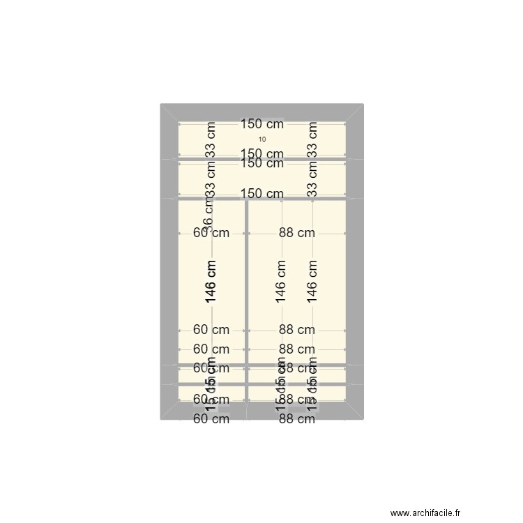 Placard v2. Plan de 0 pièce et 0 m2