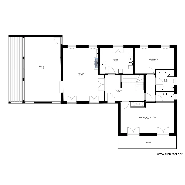 FOUGERETS rdc. Plan de FOUGERETS rdc. Plan de