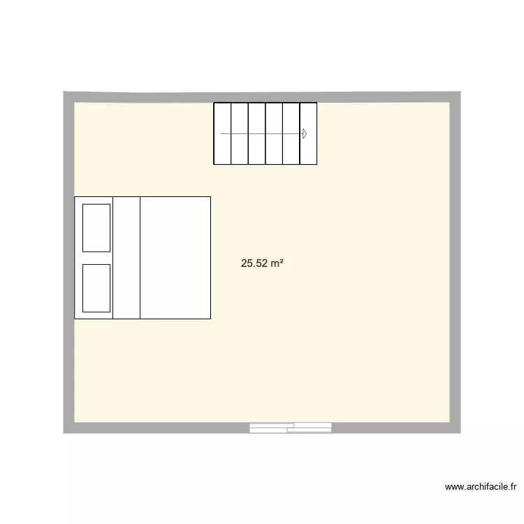 Maison Cours du noir l&eacute;vrier. Plan de 