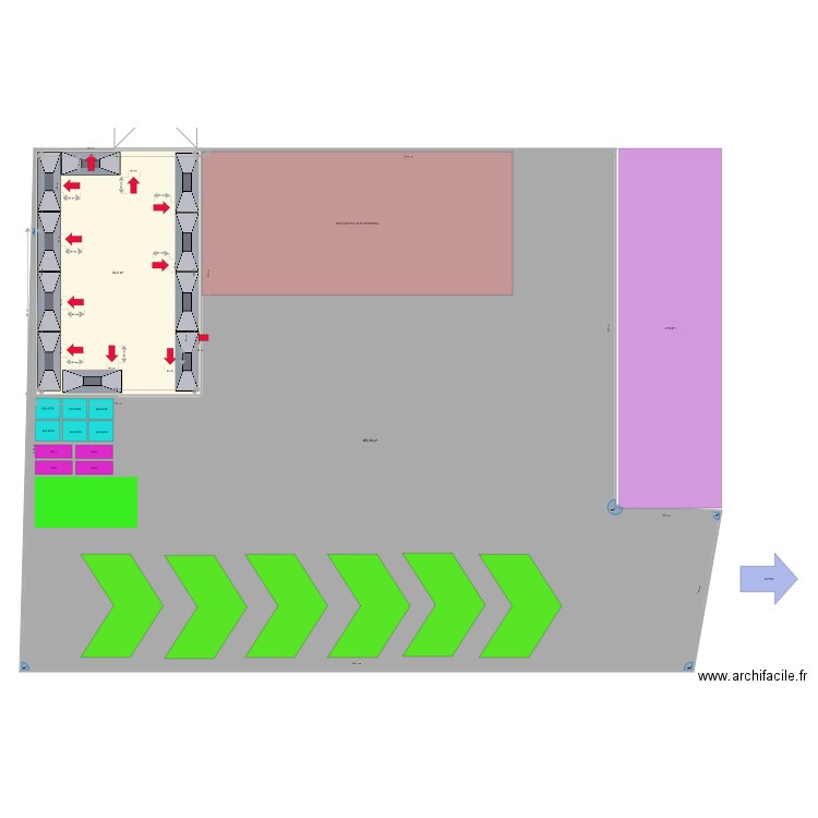 chapiteau. Plan de 0 pièce et 0 m2