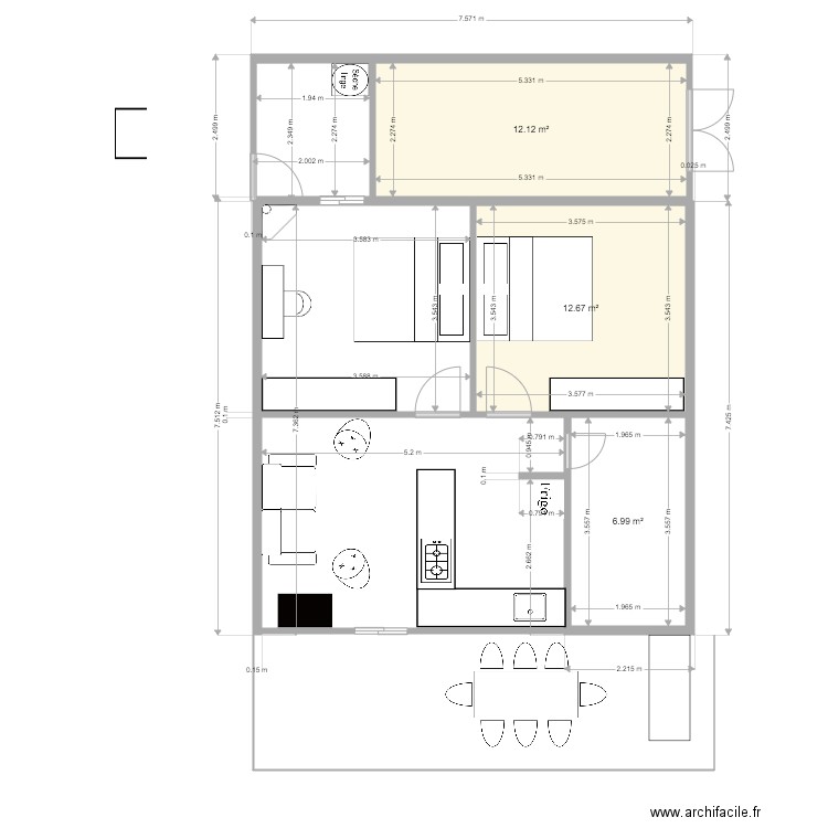 Casa Ian Extencao3. Plan de 0 pièce et 0 m2