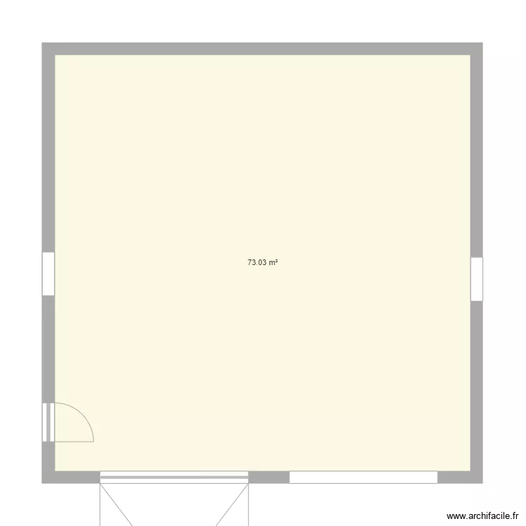 Garage No 1. Plan de 