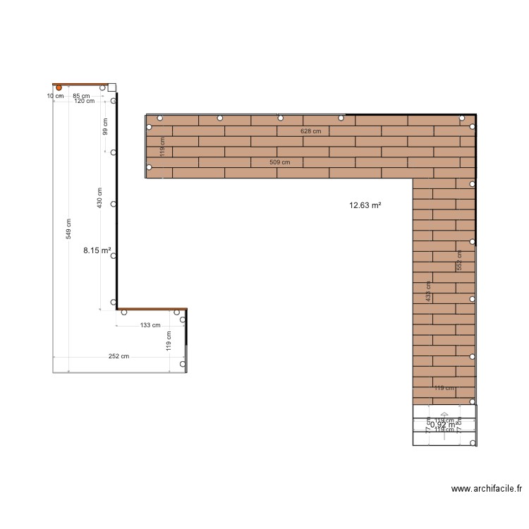 bALCONS EMBRUN. Plan de 11 pièces et 86 m2