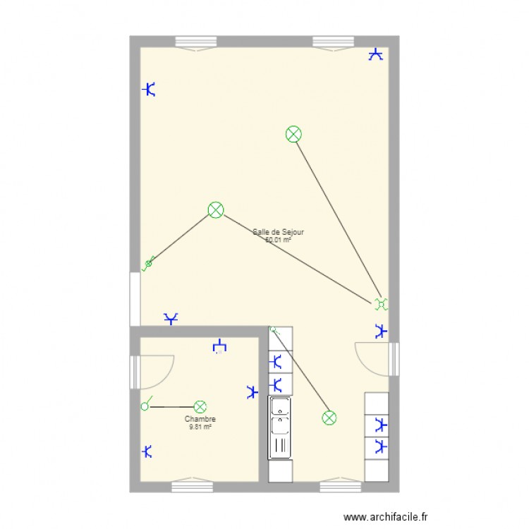 plan mason Z E. Plan de 0 pièce et 0 m2