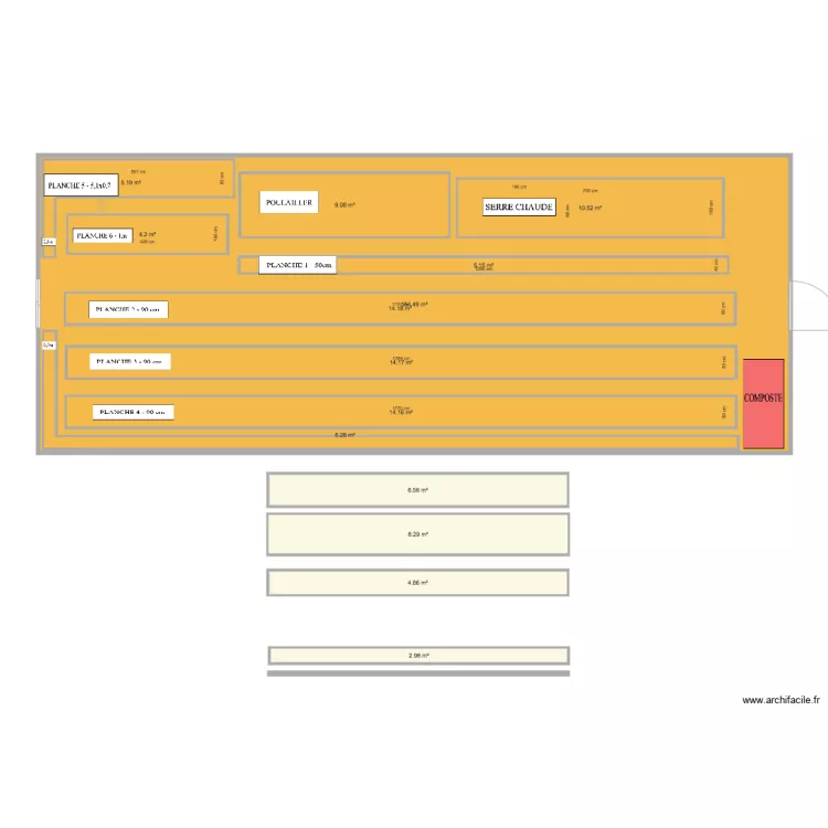 test tunnel. Plan de test tunnel. Plan de