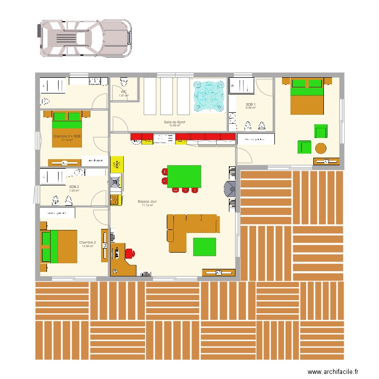 Plan 05 St Palais. Plan de 0 pièce et 0 m2