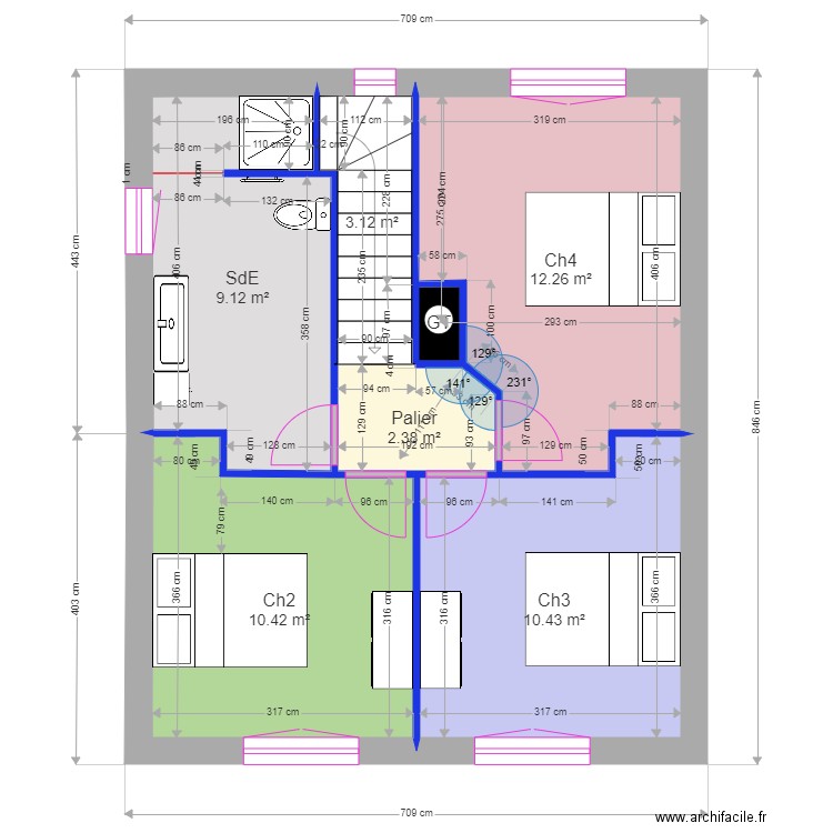 Maison Flassans Etage V7. Plan de 0 pièce et 0 m2