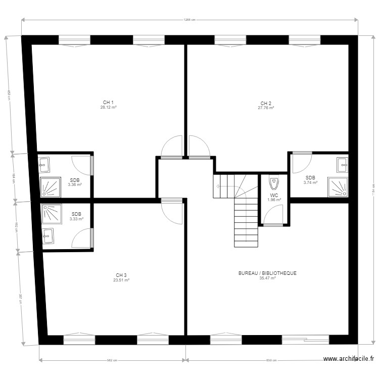 22 pasteur 1er etage PC finale. Plan de 0 pièce et 0 m2