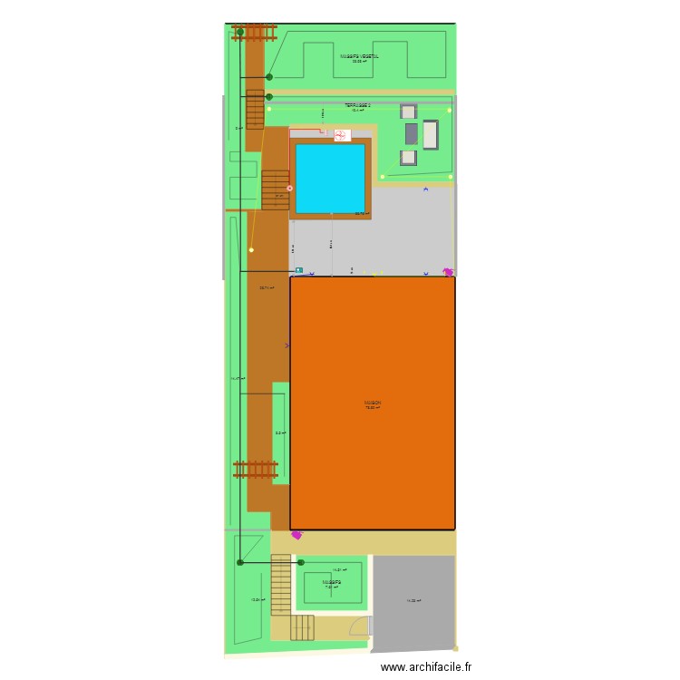 Plan exterieur Elec Plomb. Plan de 0 pièce et 0 m2