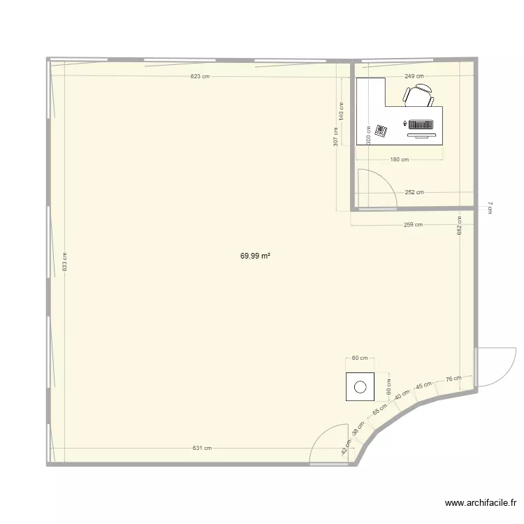 ADF SIEGE HAUT V2. Plan de 