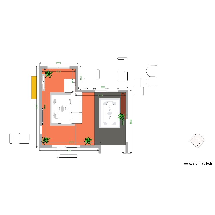 salon Trinite. Plan de 0 pièce et 0 m2