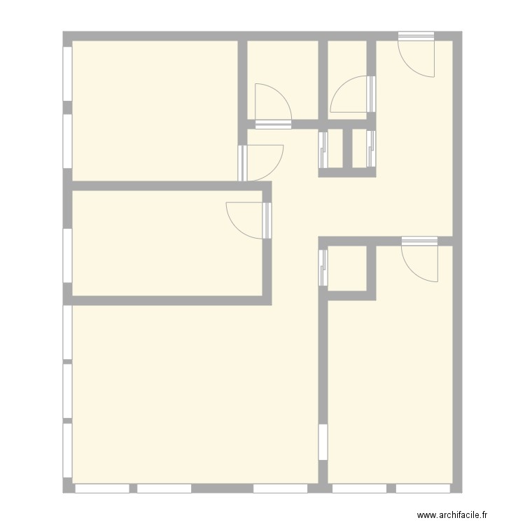 Mon habitat. Plan de 9 pièces et 117 m2