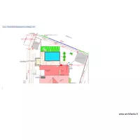 plan de masse MODIFICATIONS DES MURS DE LA PLAGE