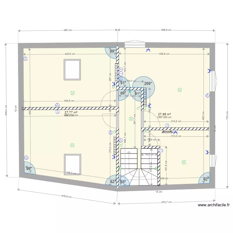GRANDE BOURDI ELECTRICITE 2. Plan de GRANDE BOURDI ELECTRICITE 2. Plan de