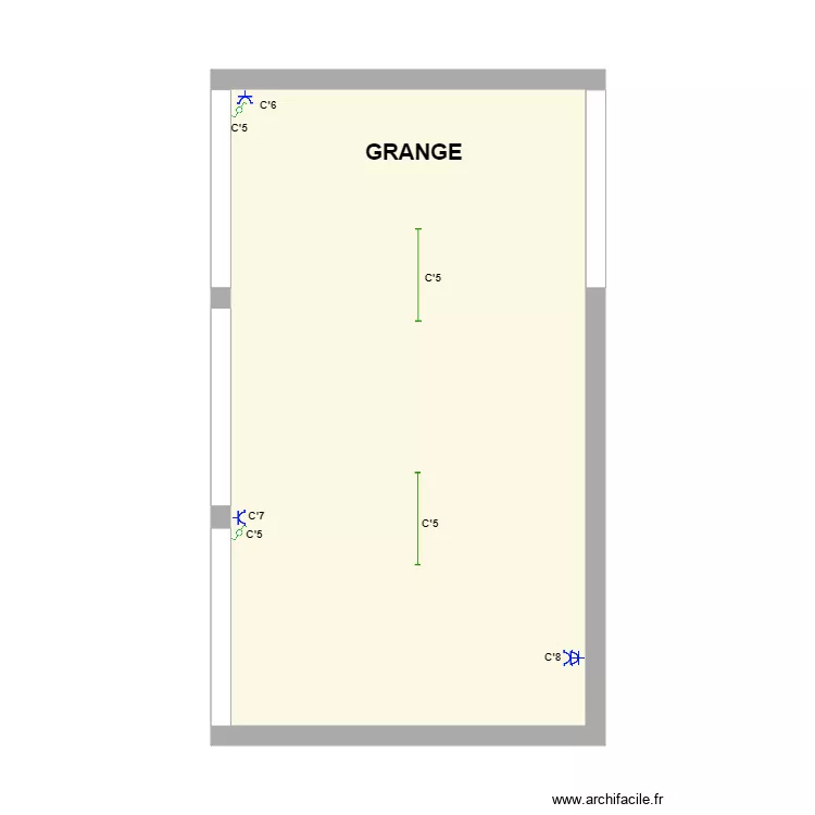 VINCENT GRANGE. Plan de 