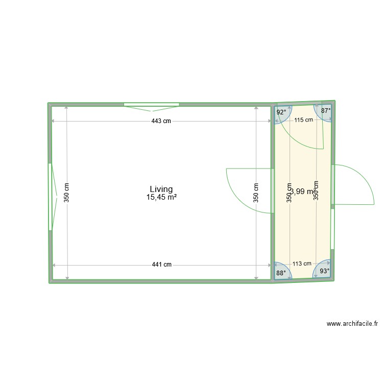 Maison des Salles. Plan de 0 pièce et 0 m2