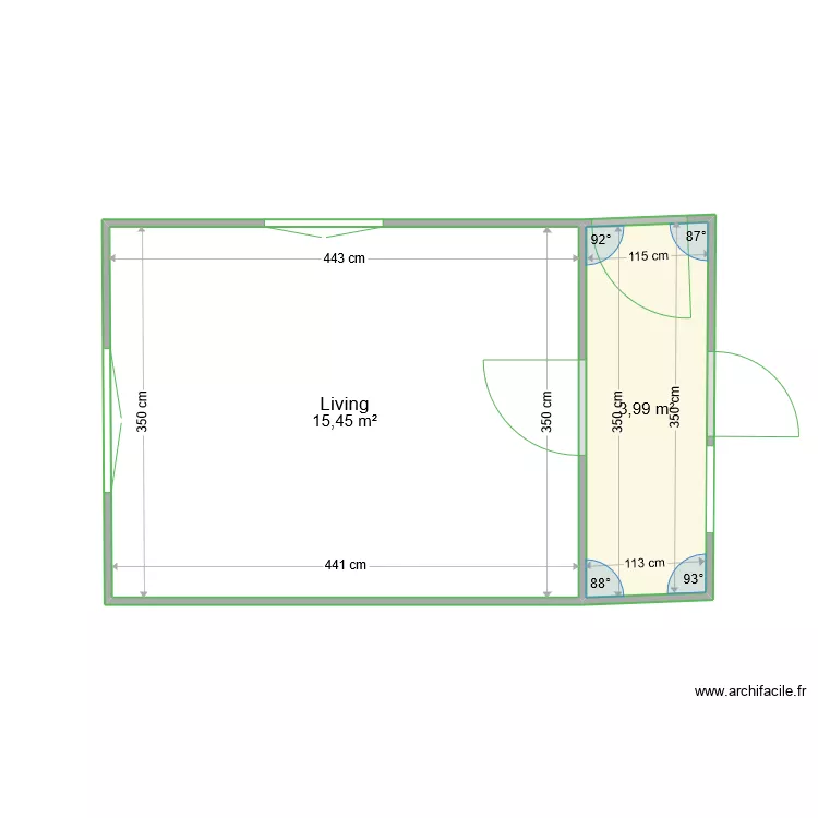 Maison des Salles. Plan de Maison des Salles. Plan de
