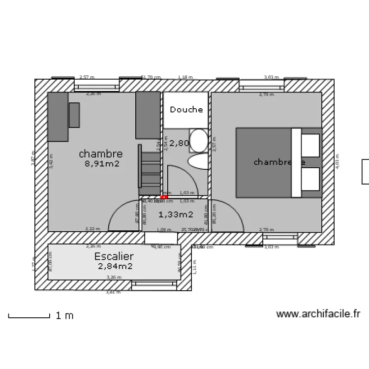 1er étage sdb centrale jad. Plan de 1er étage sdb centrale jad. Plan de