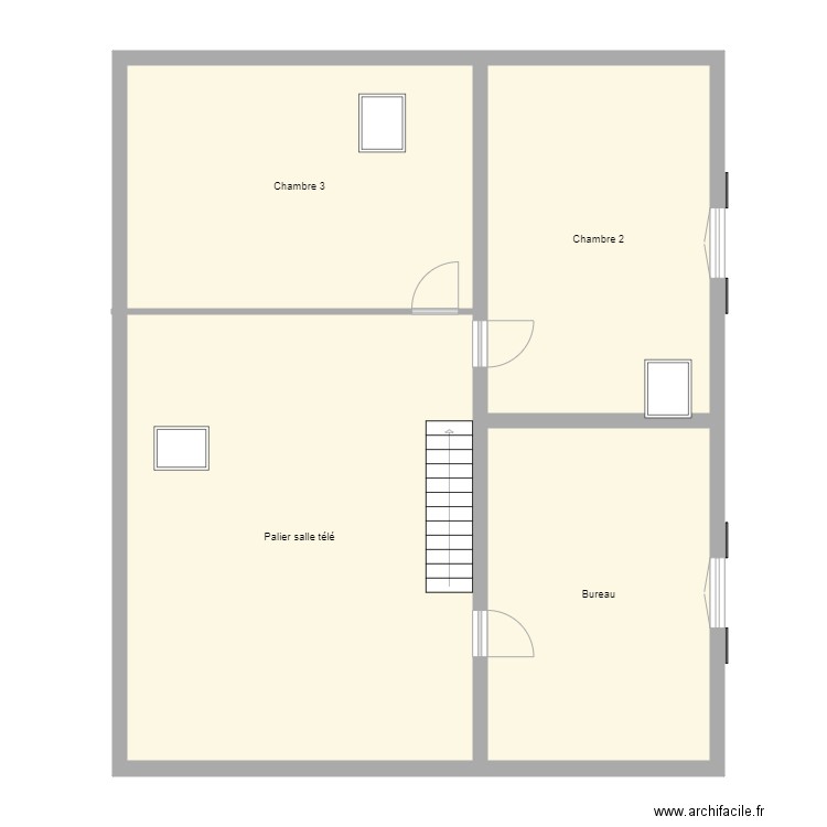 Croquis WEBER Etage. Plan de 0 pièce et 0 m2