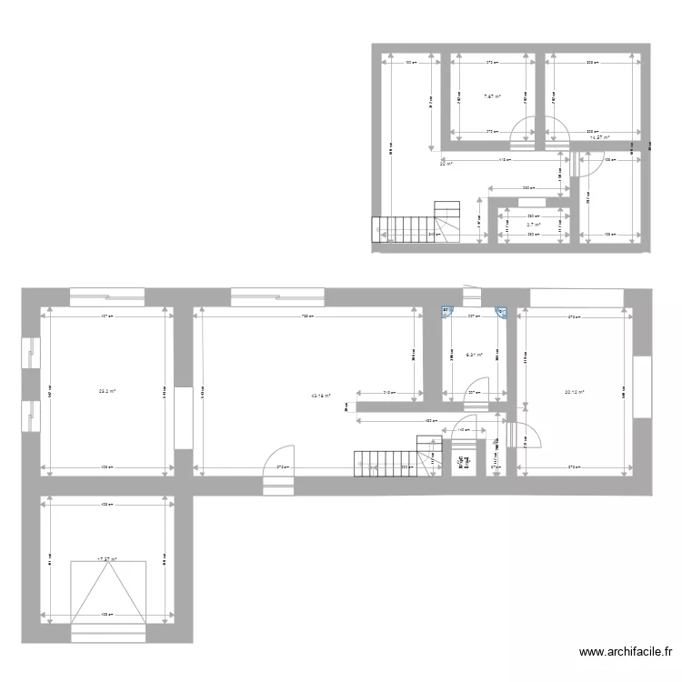 Ebauche maison TOMAL 1. Plan de 