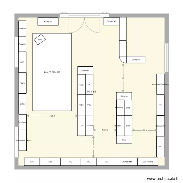 Guilberville. Plan de 