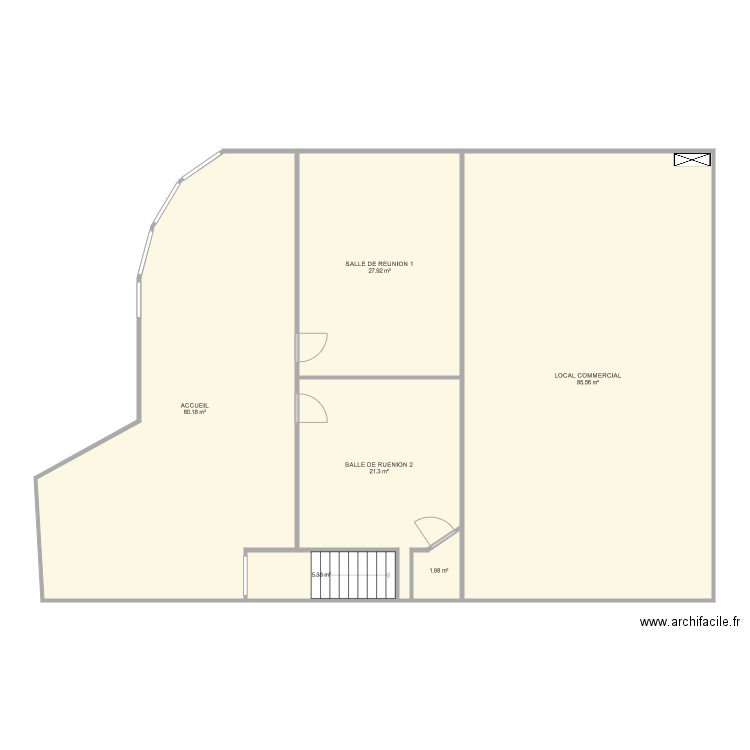 Charbonnel 1ier etage. Plan de 0 pièce et 0 m2