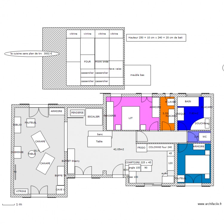 ST MITRE  THIERRY CUISINE 3.4  2 chambres. Plan de 0 pièce et 0 m2