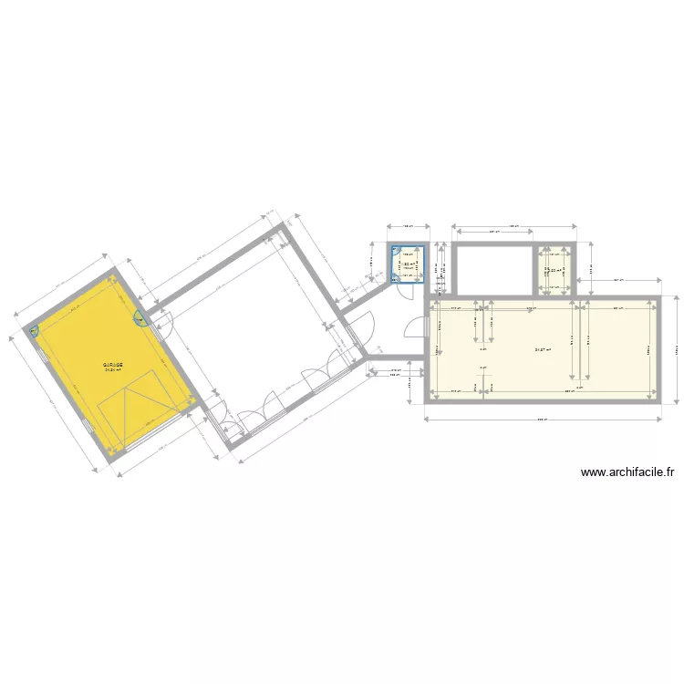 PLAN DOUBLE PENTE. Plan de 
