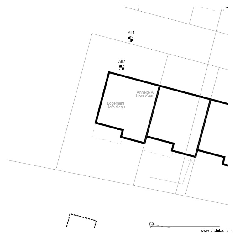 ABC0012parcelle. Plan de 0 pièce et 0 m2