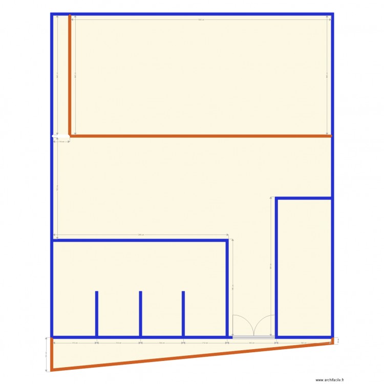 musalac parcelle. Plan de 6 pièces et 460 m2