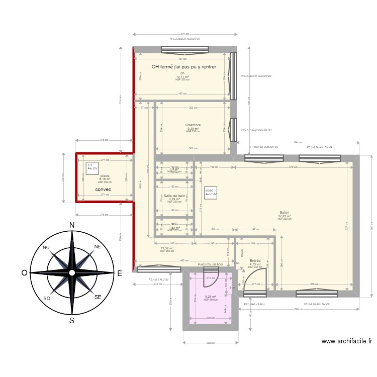 André Breton . Plan de 0 pièce et 0 m2