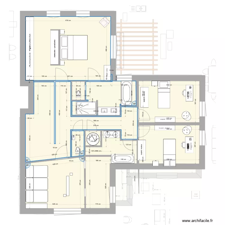 chambre . Plan de 