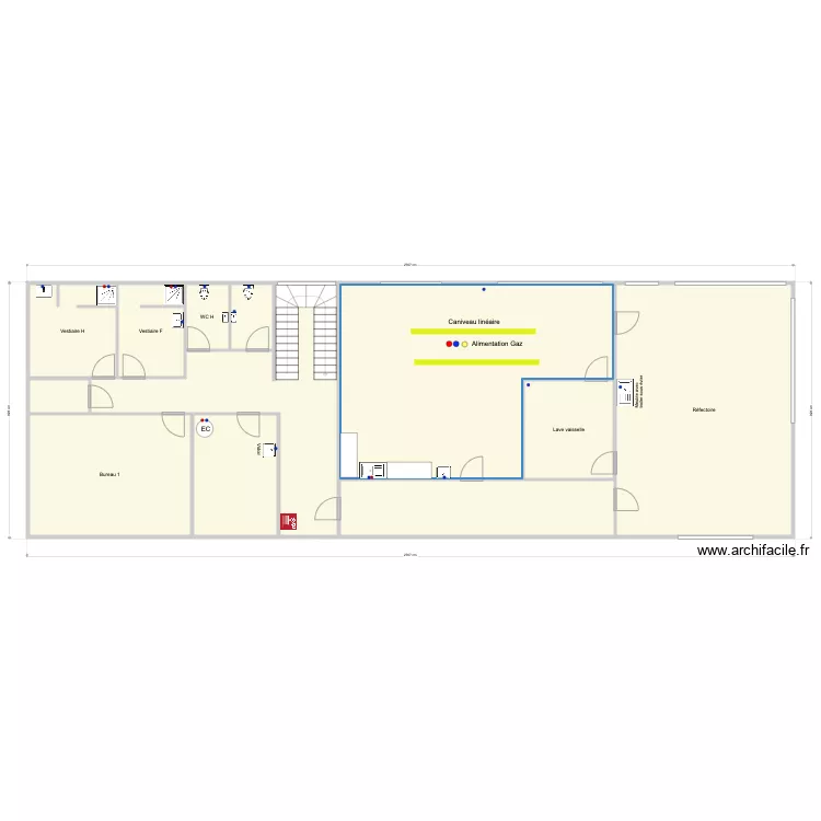 BANL Sanitaire Etg. Plan de 