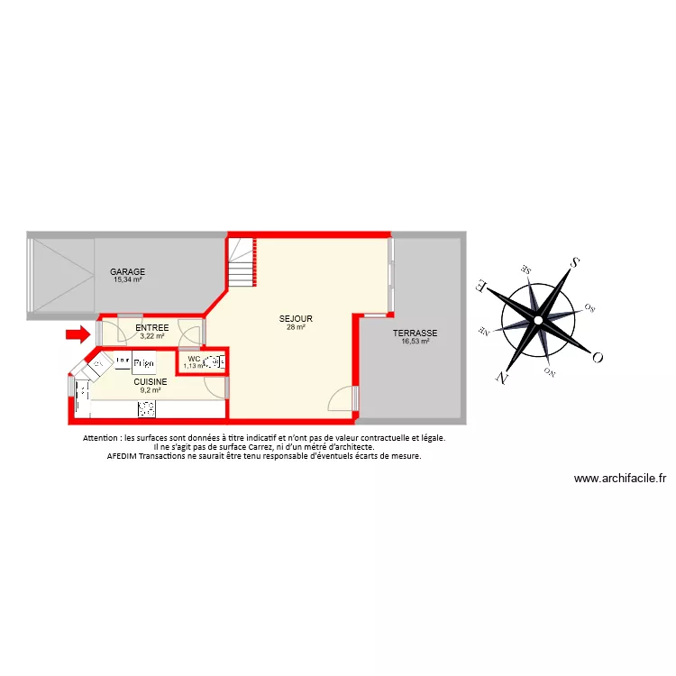 bi 7487 rdc. Plan de 