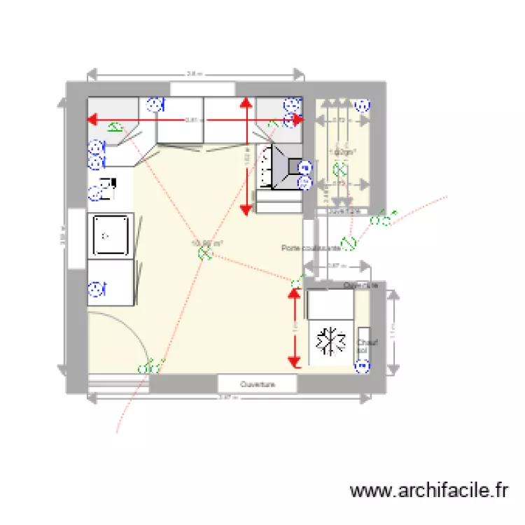 cuisine 20181007. Plan de 