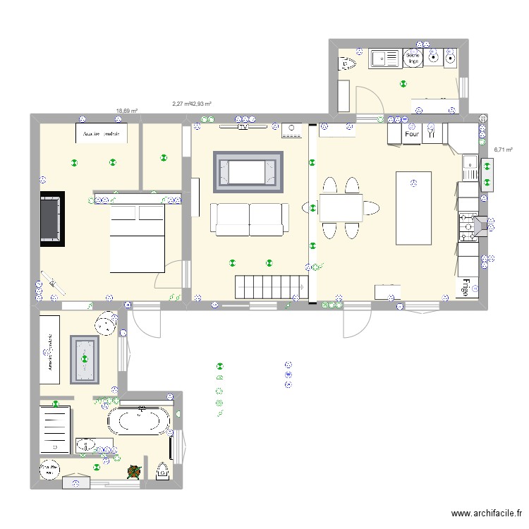 LINIERE. Plan de 0 pièce et 0 m2