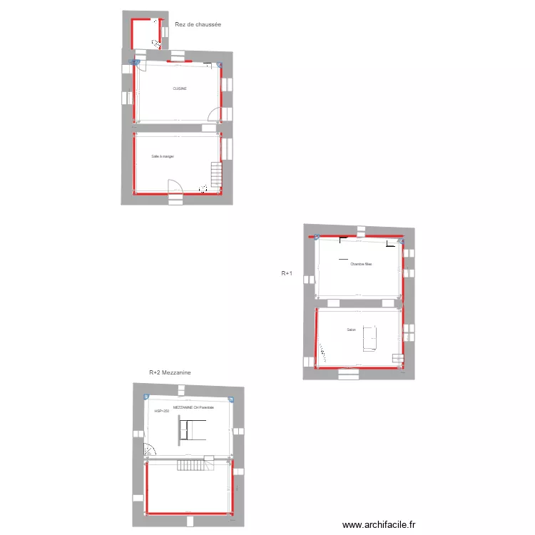PEGHAIRE Projet. Plan de 