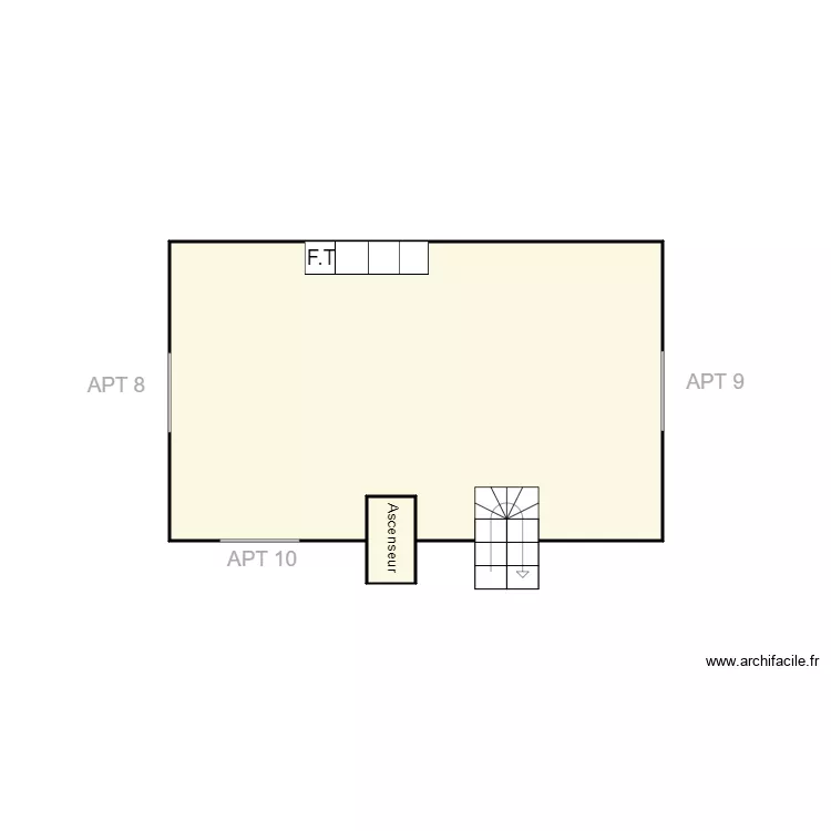 Plan villa royale B. Plan de 