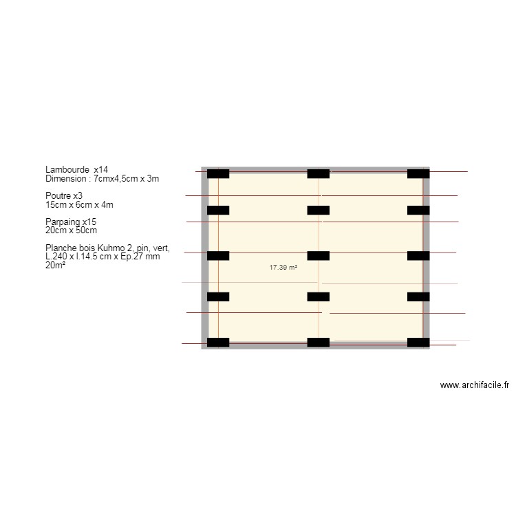 Plan terrasse. Plan de 0 pièce et 0 m2