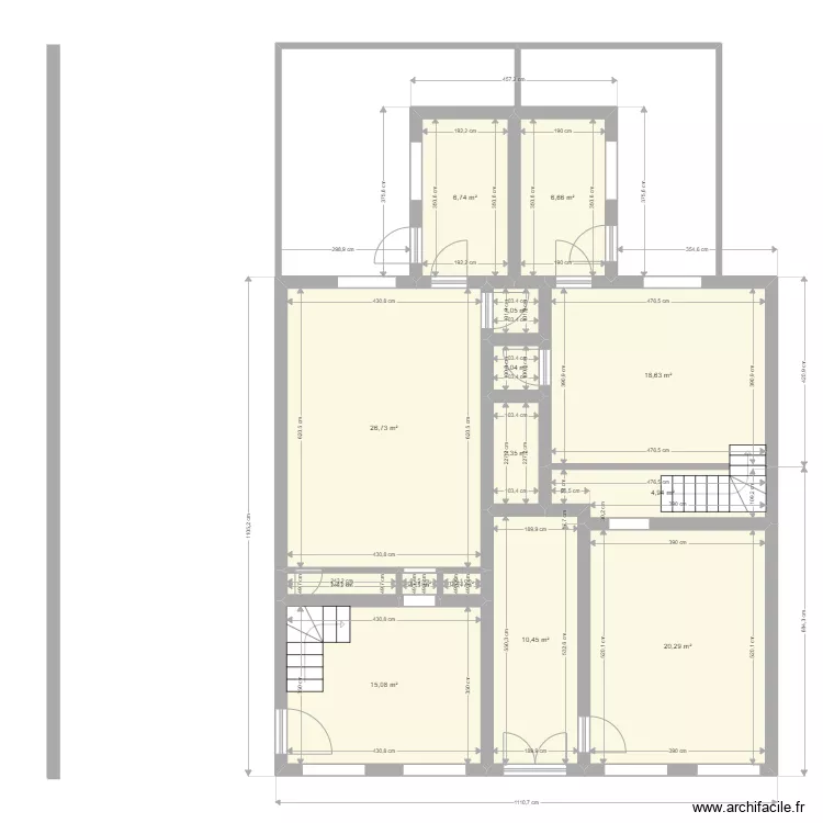 Projet Fleurus 2. Plan de 