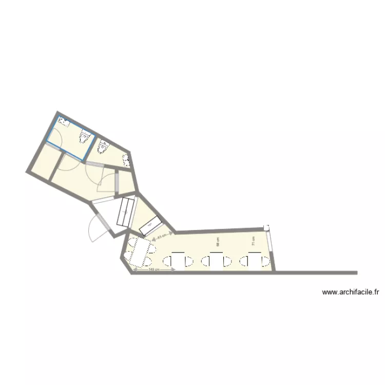 Plan Univers Caf&eacute; Sanitaire. Plan de 