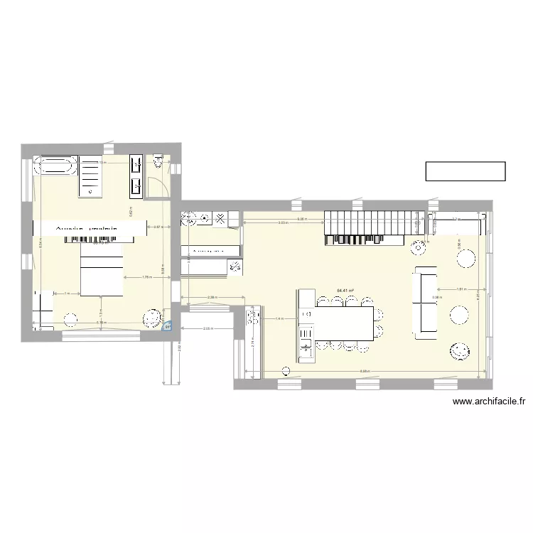 ceillac  salle de bain 3. Plan de 