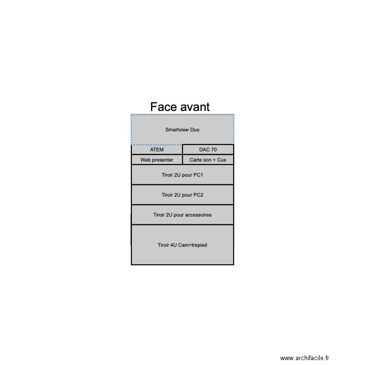 Rack webex V1. Plan de 0 pièce et 0 m2