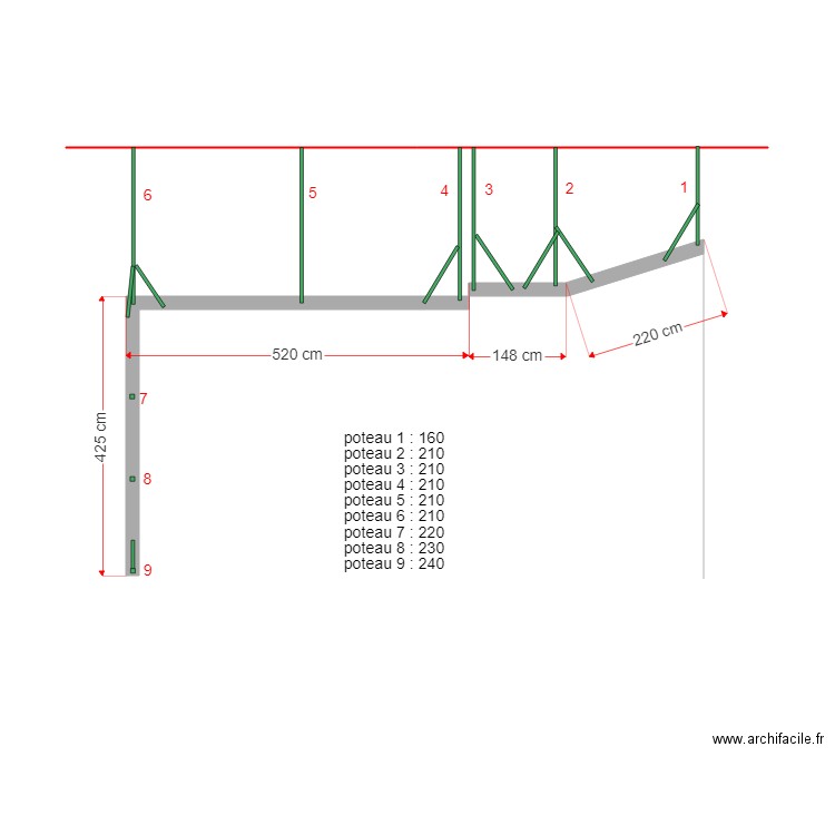 ALLARD clôture 2. Plan de 0 pièce et 0 m2