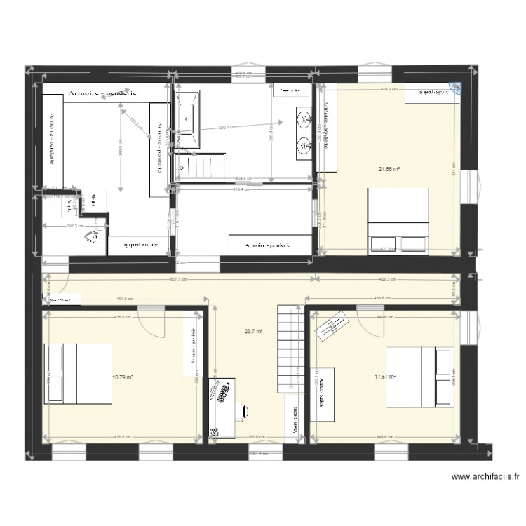 étage 17 mars 2017 tris. Plan de 0 pièce et 0 m2